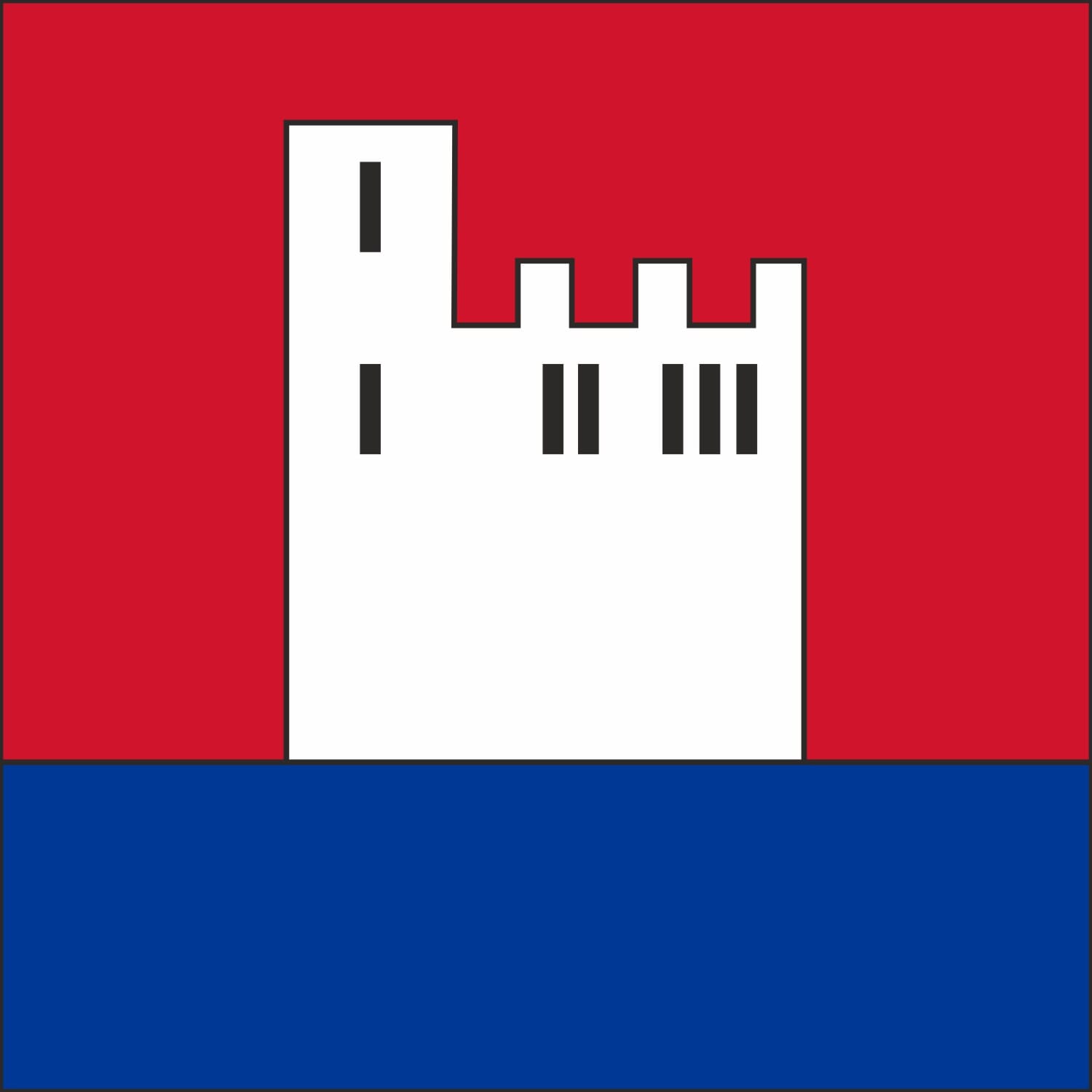 Fahne Gemeinde 6424 Lauerz (SZ) | 30 x 30 cm und Gr&ouml;sser - Bild 1