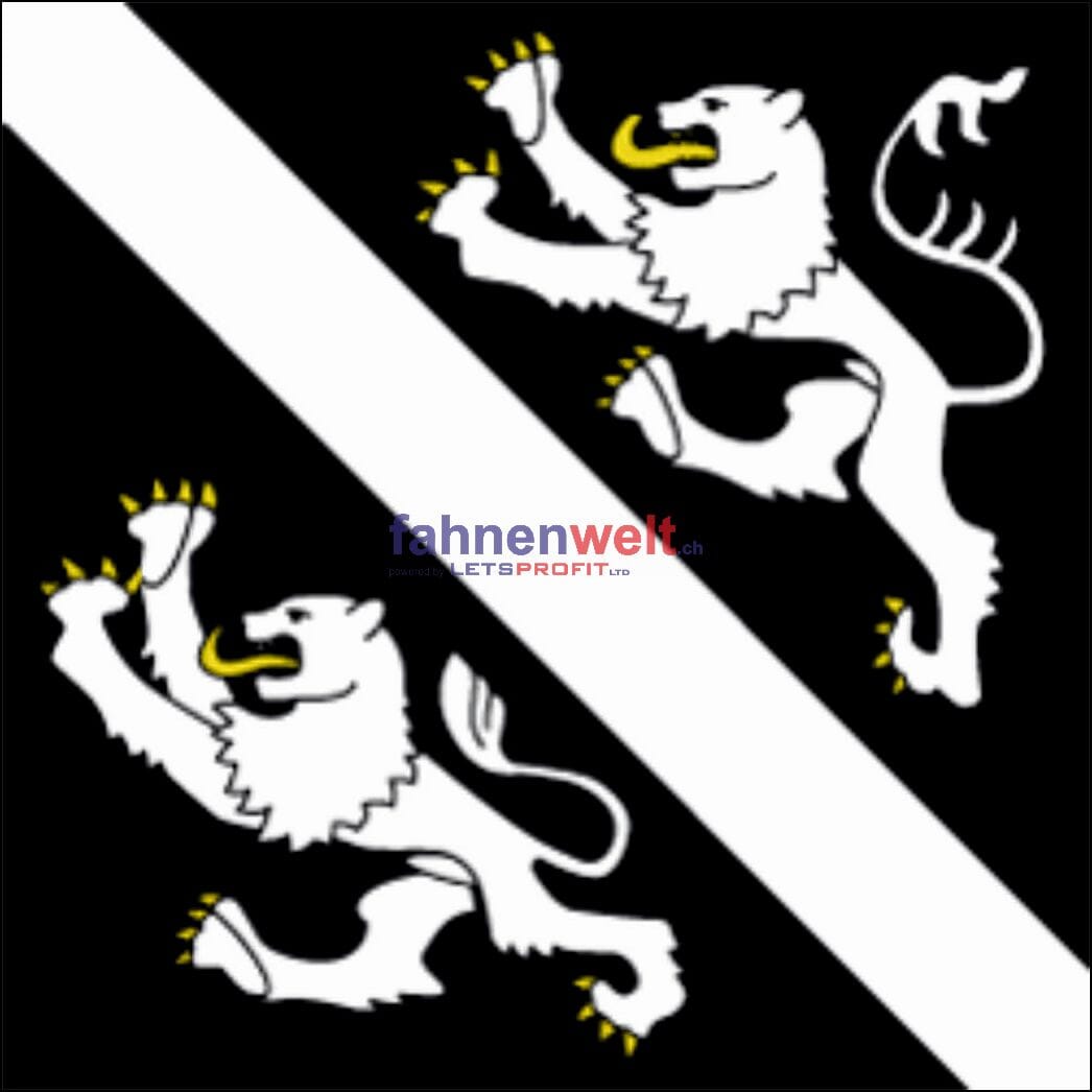 Fahne Gemeinde 8255 Schlattingen Ehemalige Gemeinde (TG) | 30 x 30 cm und Gr&ouml;sser - Bild 1