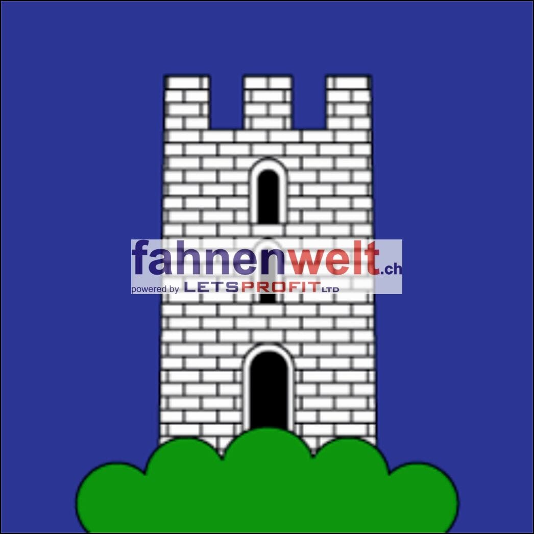 Fahne Gemeinde 8758 Obstalden Ehemalige Gemeinde (GL) | 30 x 30 cm und Gr&ouml;sser - Bild 1