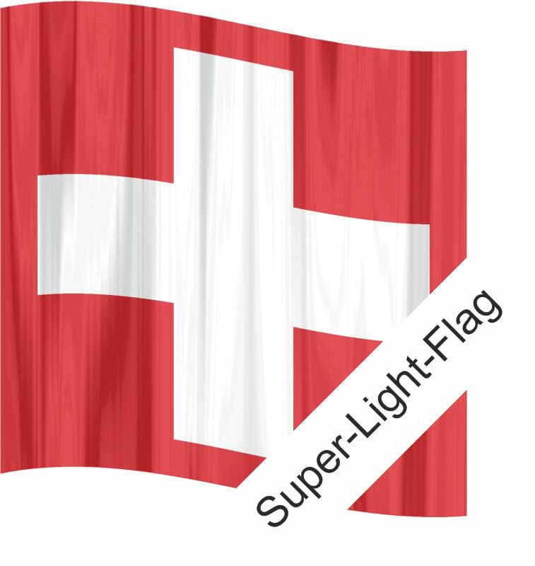 Fan-Tuch Schweiz gedruckt | 80 x 80 cm - Bild 1