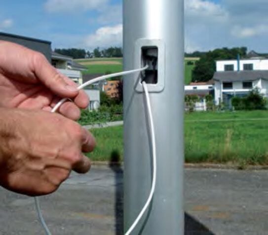 Ausleger Fahnenmast mit T&uuml;rchen in verschiedenen Gr&ouml;ssen - Bild 2