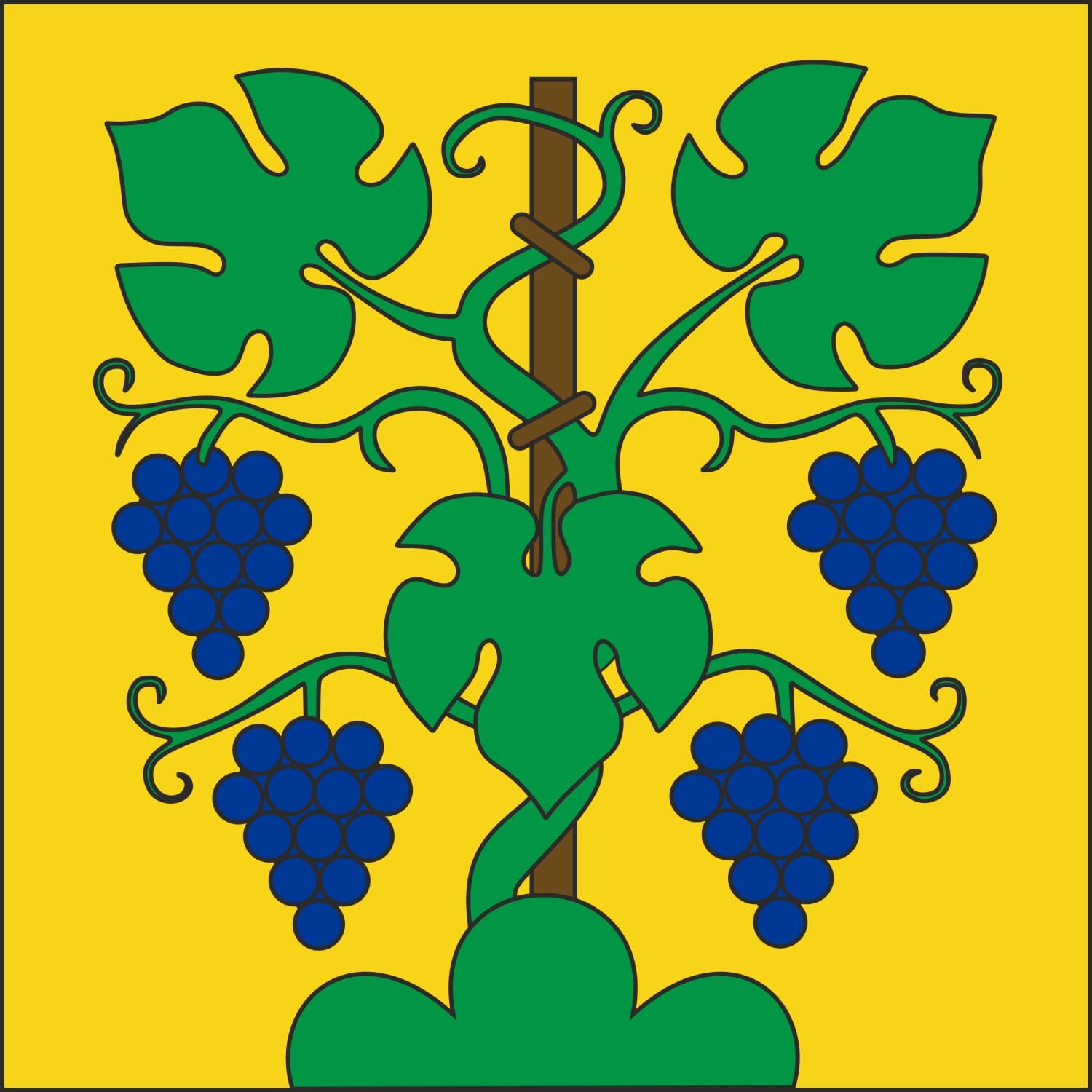 Fahne Gemeinde 4314 Zeiningen (AG) | 30 x 30 cm und Gr&ouml;sser - Bild 1