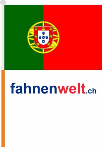 53297, Portugal Fahne / Flagge am Stab Pack à 4 Stück | 15.5 x 22.5 cm