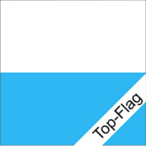 Fahne Luzern LU gedruckt | 200 x 200 cm - Bild 1