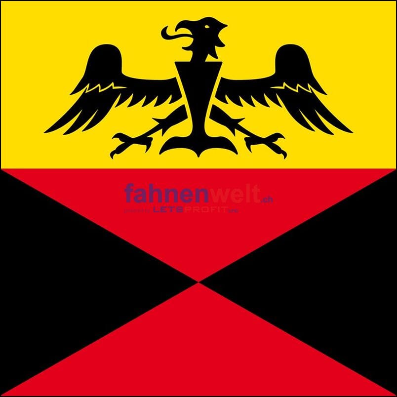 Fahne Gemeinde 6995 Monteggio (TI) | 30 x 30 cm und Gr&ouml;sser - Bild 1
