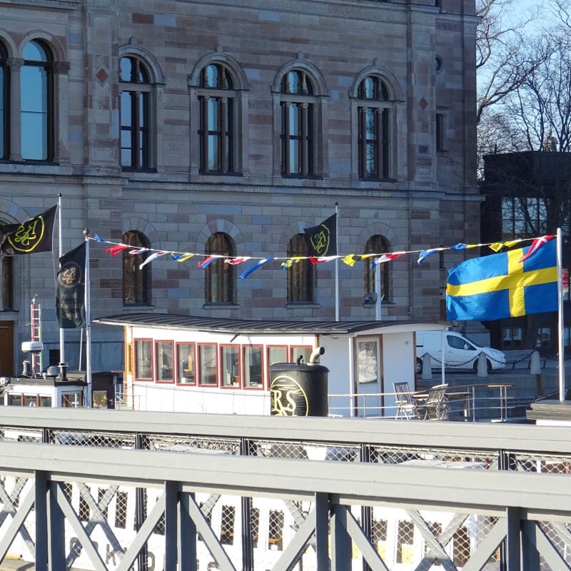 Nautische Fahnenkette hochwertig mit Flaggenalphabet und Zahlenwimpel | ca. 13 m - Bild 2