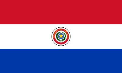 Paraguay gedruckt im Querformat | 60 x 90 cm - Bild 1