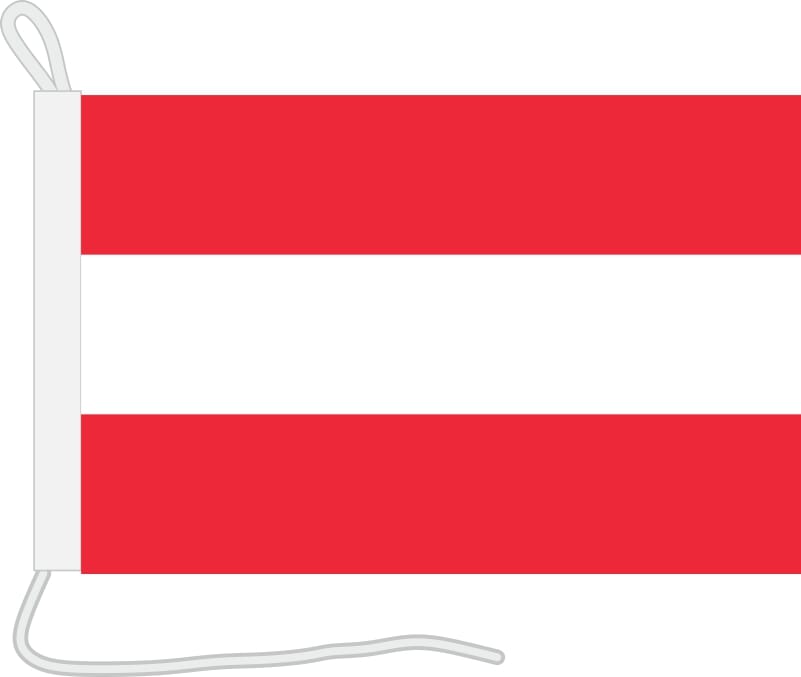 Bootsfahne &Ouml;sterreich | Austria | 30 x 45 cm - Bild 1
