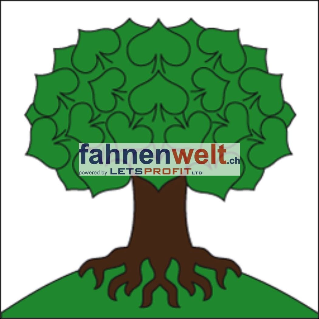 Fahne Gemeinde 5224 Linn Ehemalige Gemeinde (AG) | 30 x 30 cm und Gr&ouml;sser - Bild 1