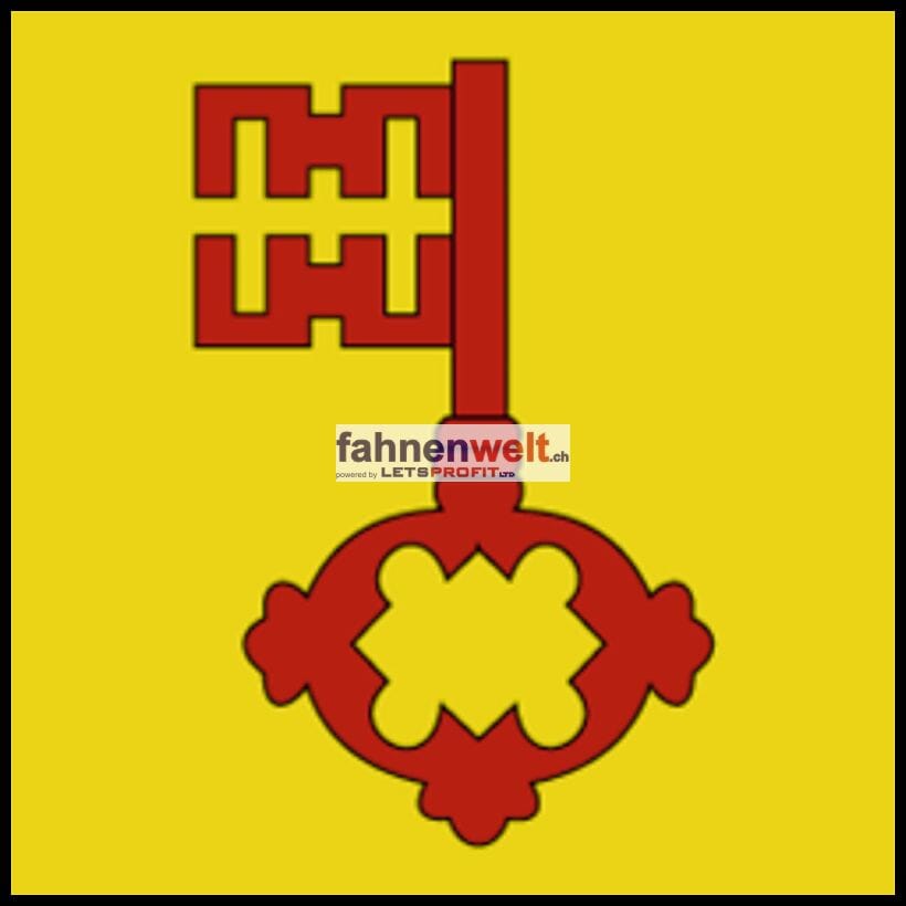 Fahne Gemeinde 1673 Ecublens (FR) | 30 x 30 cm und Gr&ouml;sser - Bild 1