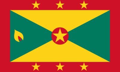 Grenada Fahne gedruckt | 60 x 90 cm - Bild 1