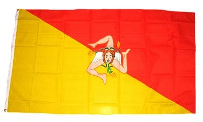 Sizilien gedruckt | 90 x 150 cm - Bild 1