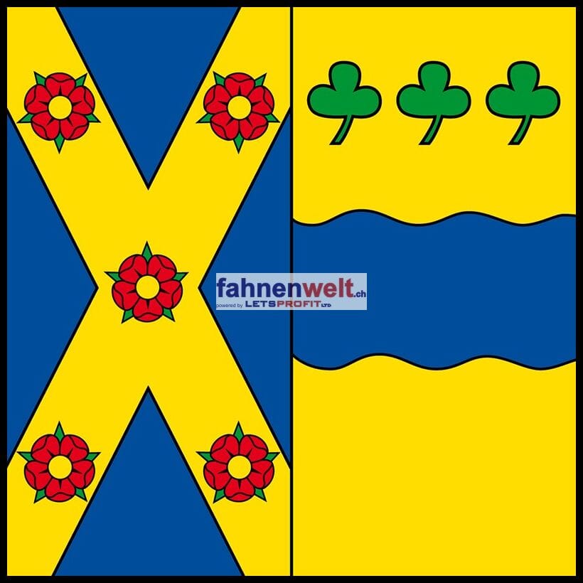 Fahne Gemeinde 1903 Collonges (VS) | 30 x 30 cm und Gr&ouml;sser - Bild 1
