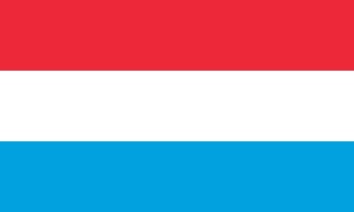 Luxemburg gedruckt im Querformat | 90 x 150 cm - Bild 1