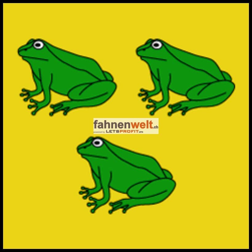 Fahne Gemeinde 1784 Cournillens Ehemalige Gemeinde (FR) | 30 x 30 cm und Gr&ouml;sser - Bild 1