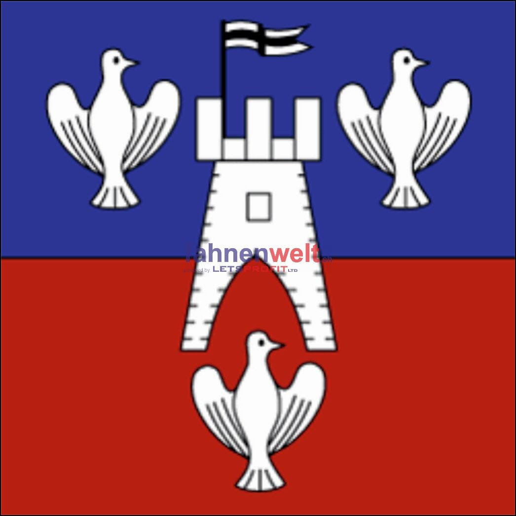 Fahne Gemeinde 6670 Avegno Ehemalige Gemeinde (TI) | 30 x 30 cm und Gr&ouml;sser - Bild 1