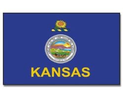 Kansas gedruckt im Querformat | 90 x 150 cm - Bild 1