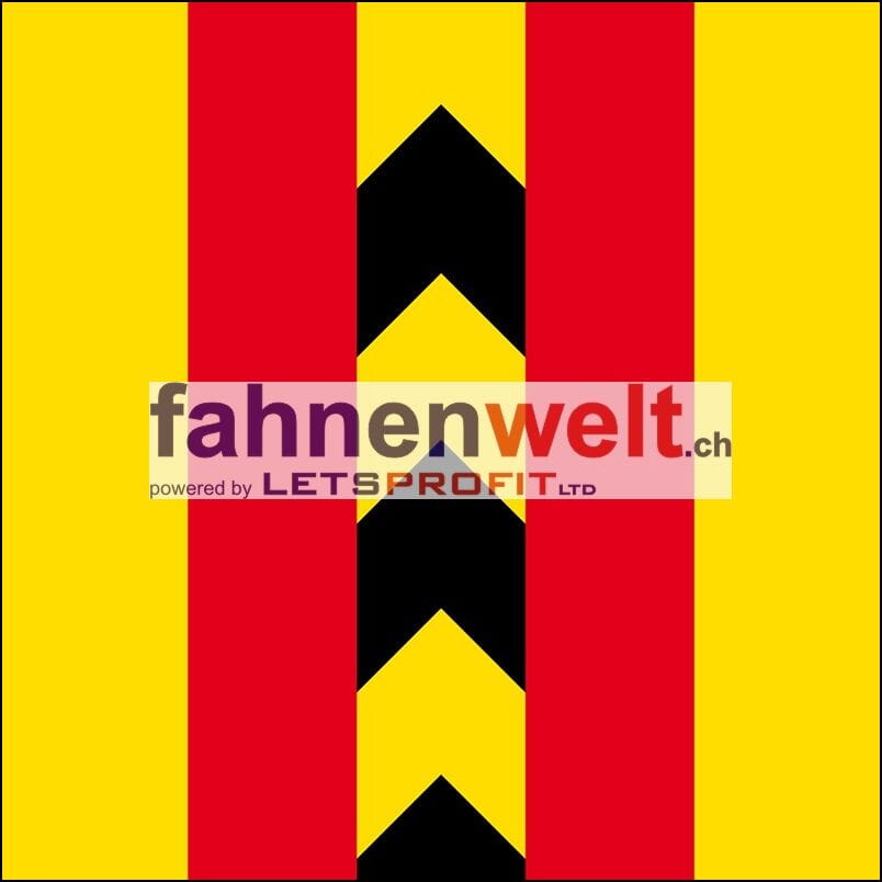 Fahne Gemeinde 4571 L&uuml;terkofen-Ischertswil (SO) | 30 x 30 cm und Gr&ouml;sser - Bild 1