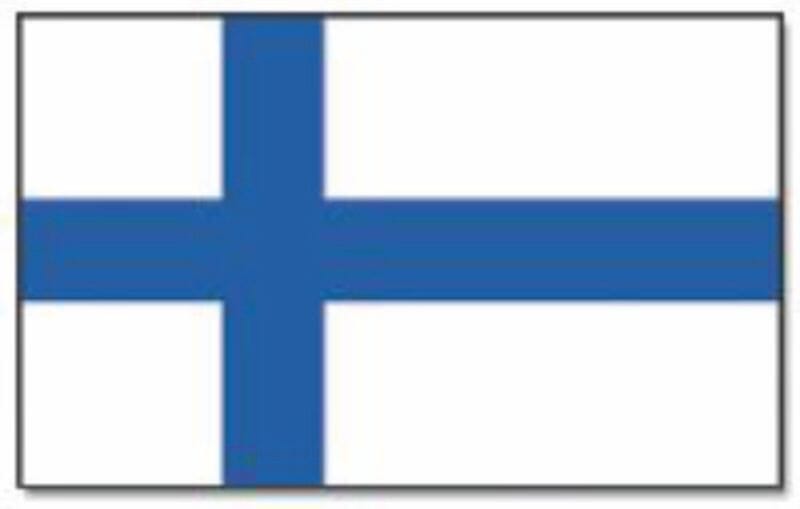 Finnland gedruckt im Querformat | 60 x 90 cm - Bild 1