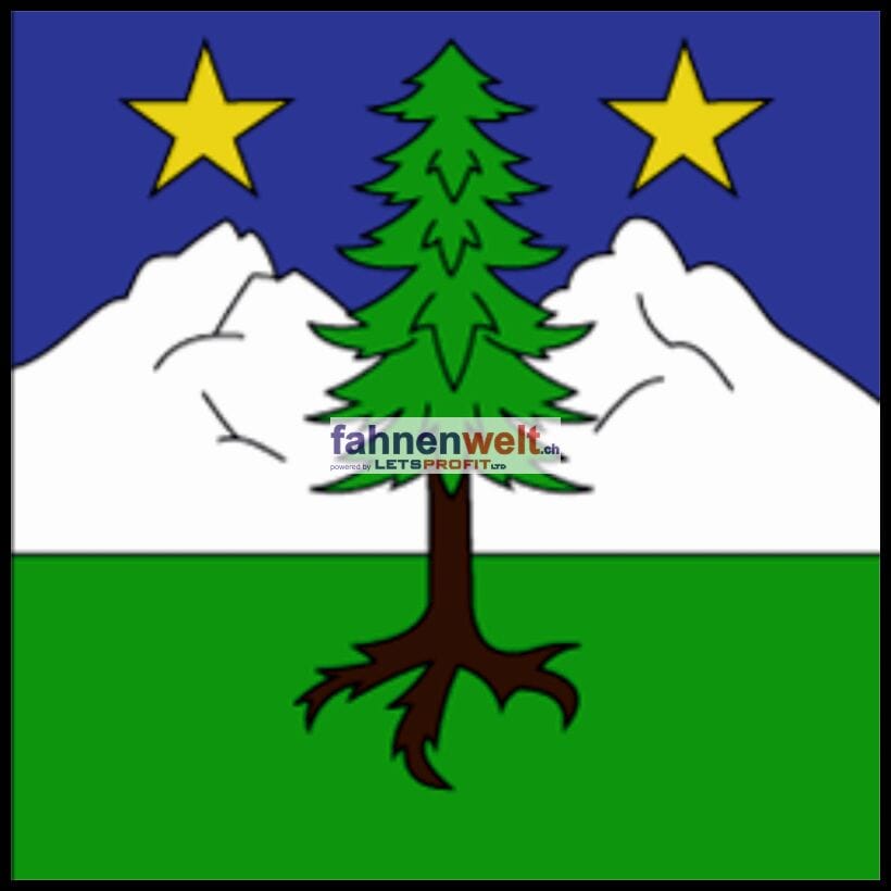 Fahne Gemeinde 1941 Voll&egrave;ges (VS) | 30 x 30 cm und Gr&ouml;sser - Bild 1