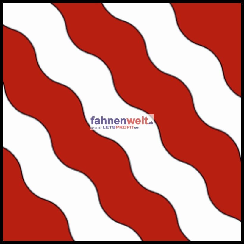 Fahne Gemeinde 1041 Poliez-le-Grand Ehemalige Gemeinde (VD) | 30 x 30 cm und Gr&ouml;sser - Bild 1