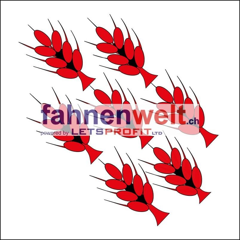 Fahne Gemeinde 2743 Eschert (BE) | 30 x 30 cm und Gr&ouml;sser - Bild 1