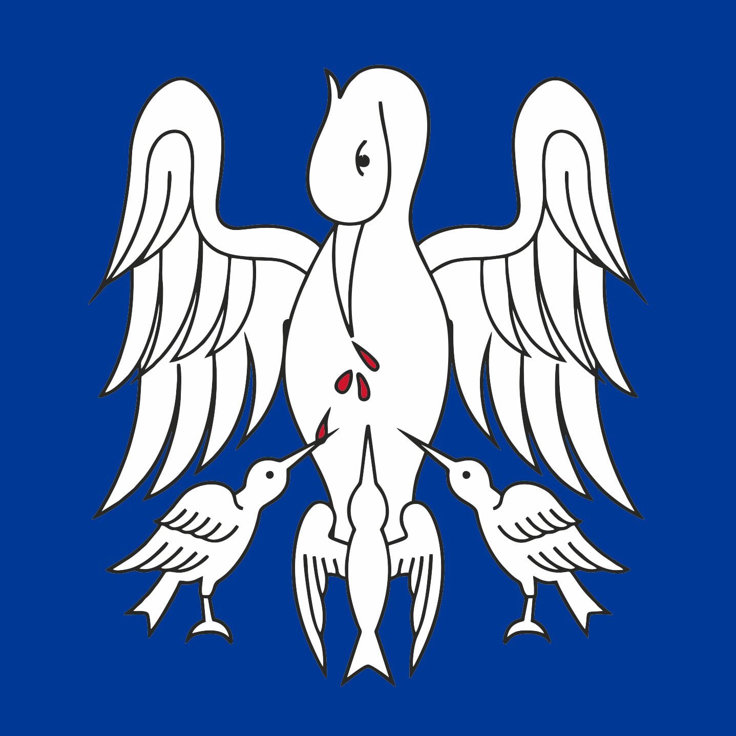 Fahne Gemeinde 6633 Lavertezzo (TI) | 30 x 30 cm und Gr&ouml;sser - Bild 1