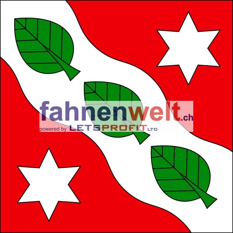 Fahne Gemeinde 3623 Horrenbach-Buchen (BE) | 30 x 30 cm und Gr&ouml;sser - Bild 1