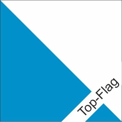 Fahne Z&uuml;rich ZH gedruckt | 60 x 60 cm - Bild 1