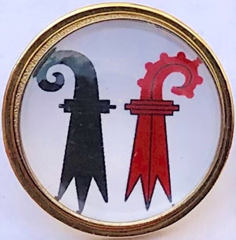 Pin Kanton beide Basel rund mit Verschluss | &Oslash; 1.6 cm - Bild 5