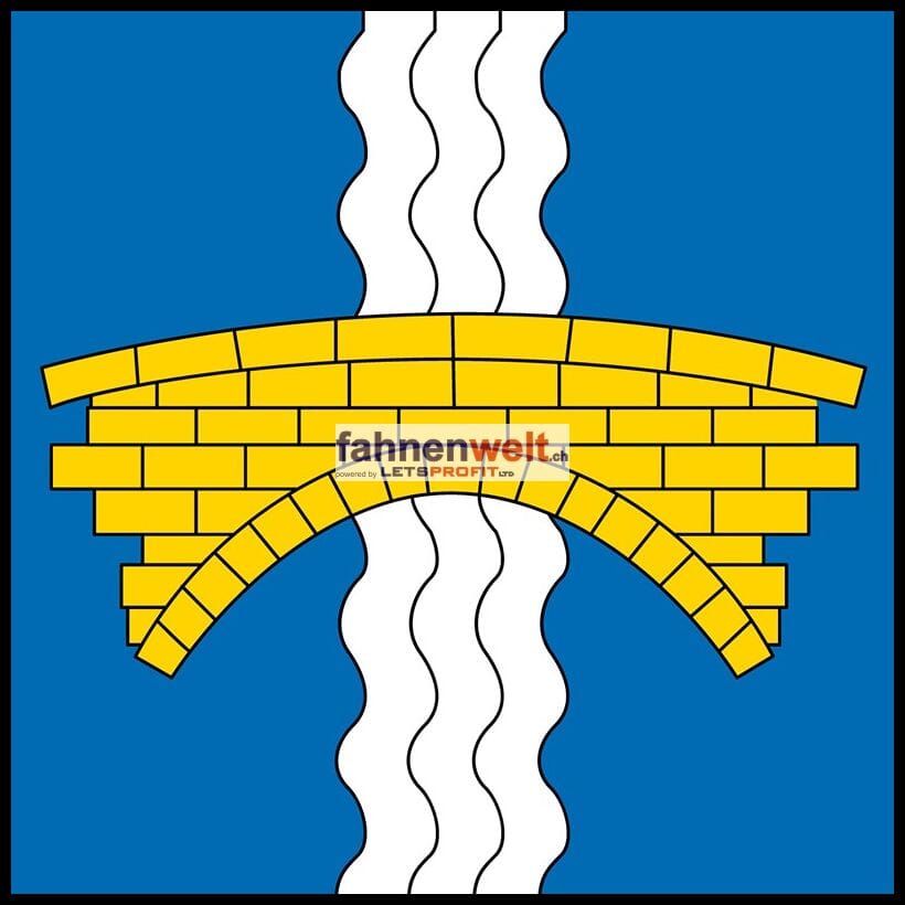 Fahne Gemeinde 9435 Heerbrugg (SG) | 30 x 30 cm und Gr&ouml;sser - Bild 1