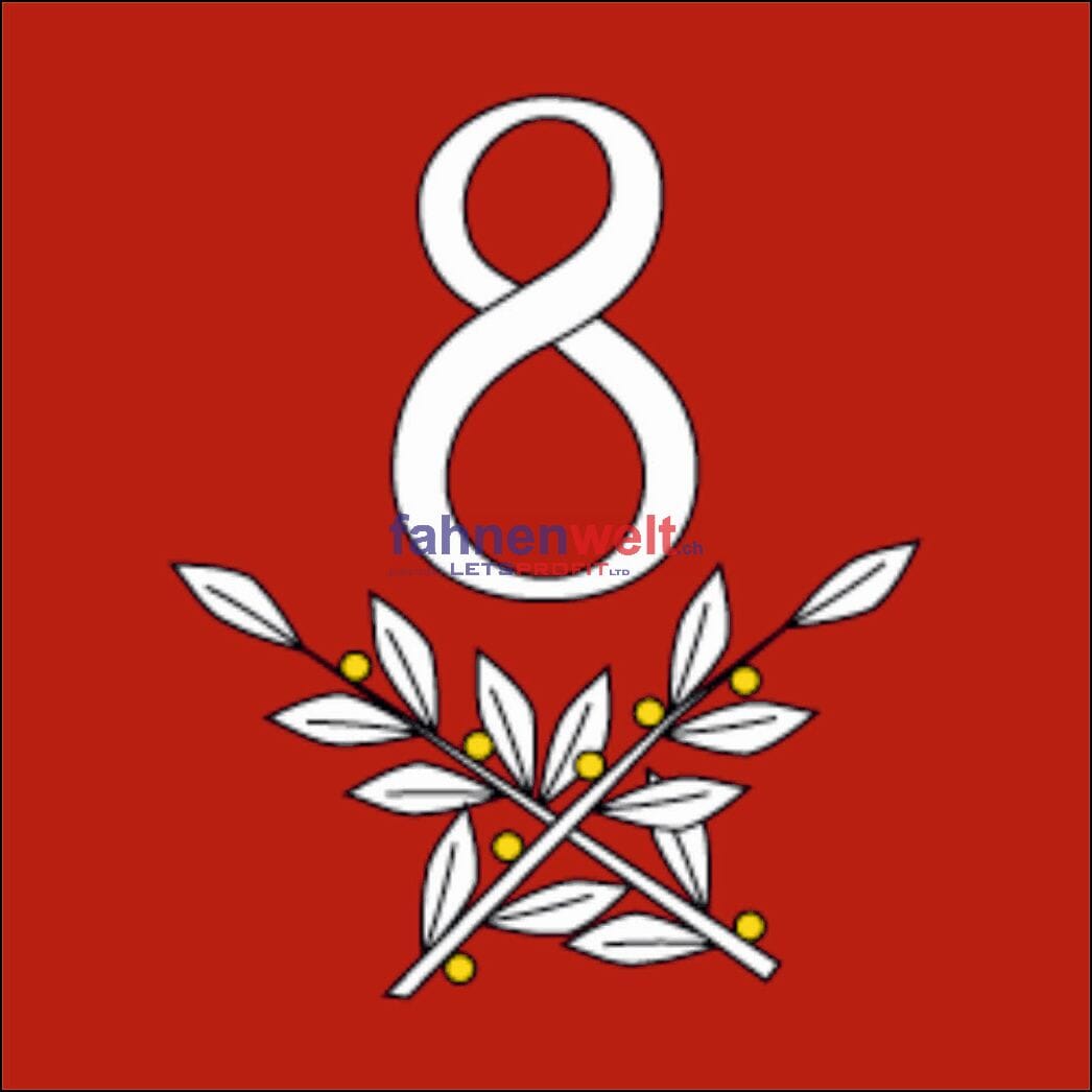 Fahne Gemeinde 6917 Barbengo Ehemalige Gemeinde (TI) | 30 x 30 cm und Gr&ouml;sser - Bild 1