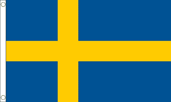 Schweden L&auml;nderfahne | Multi-Flag | ca. 90 x 150 cm - Bild 1