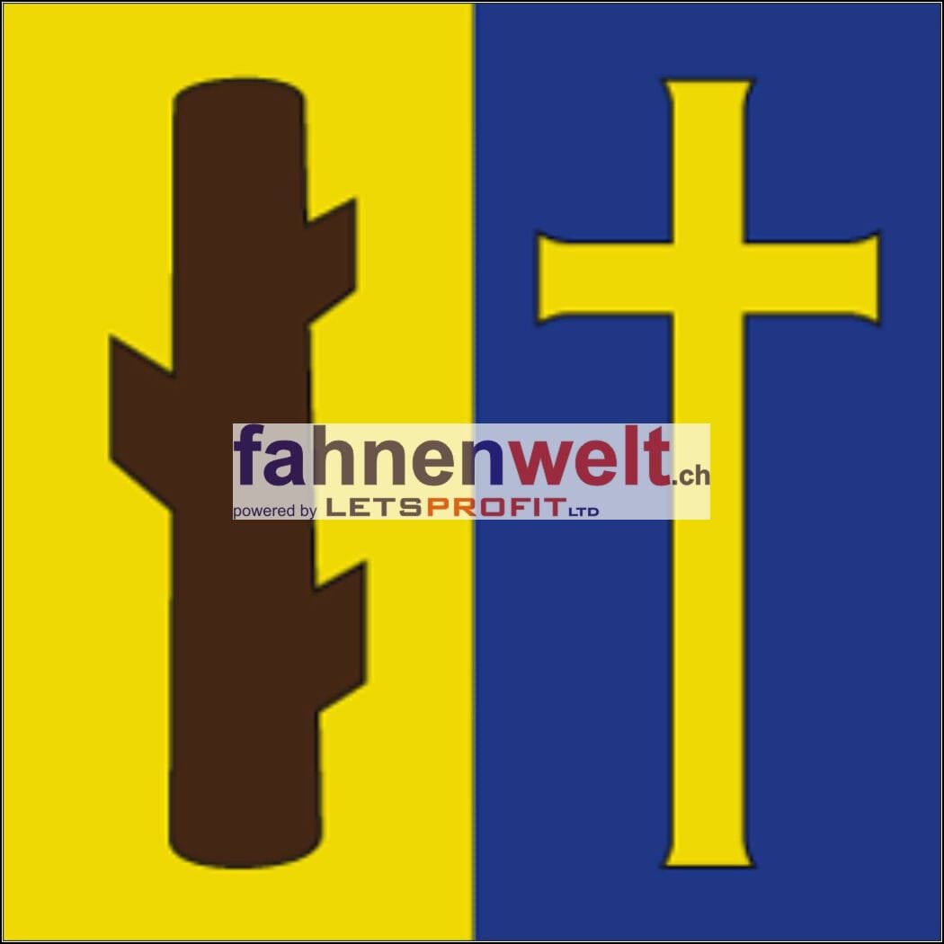 Fahne Gemeinde 5224 Gallenkirch Ehemalige Gemeinde (AG) | 30 x 30 cm und Gr&ouml;sser - Bild 1