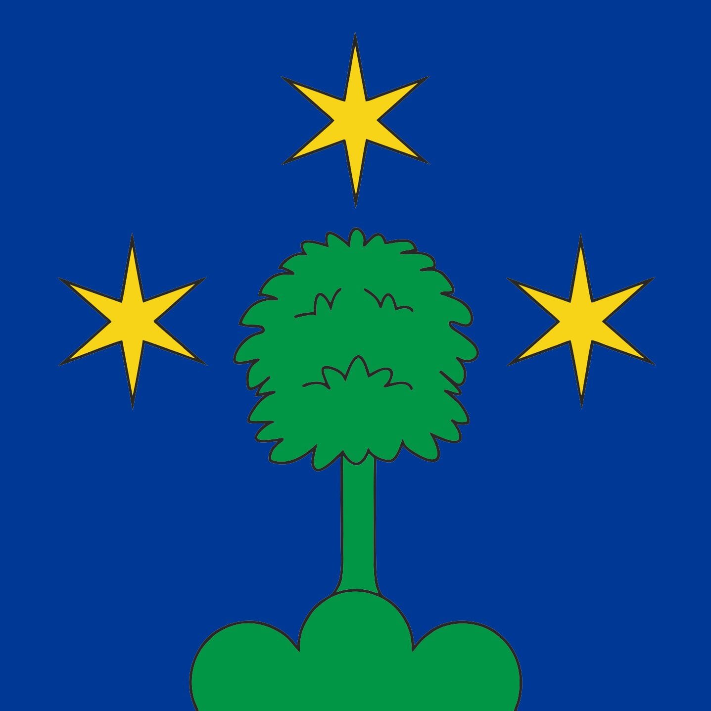 Fahne Gemeinde 4413 B&uuml;ren (SO) | 30 x 30 cm und Gr&ouml;sser - Bild 1