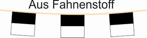 Fahnenkette Kanton Freiburg | 15 Fahnen | aus Stoff in diversen Gr&ouml;ssen ab - Bild 1
