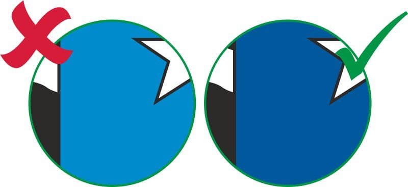 50% Fahne Aargau (AG) dunkles Blau | 200 x 200 cm | Multi-Flag - Bild 2