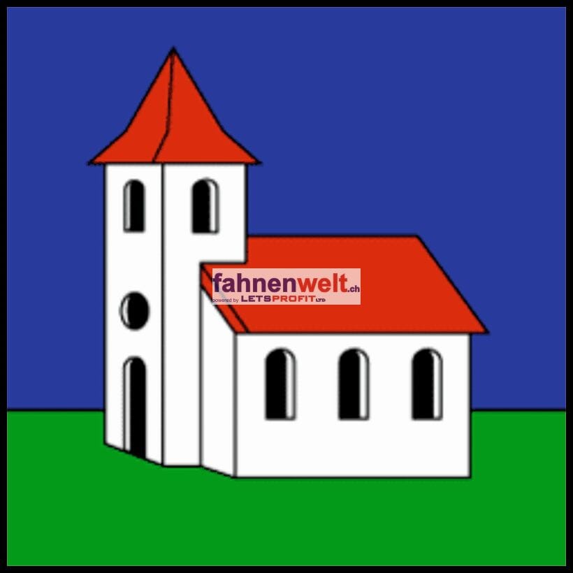 Fahne Gemeinde 3214 Ulmiz (FR) | 30 x 30 cm und Gr&ouml;sser - Bild 1