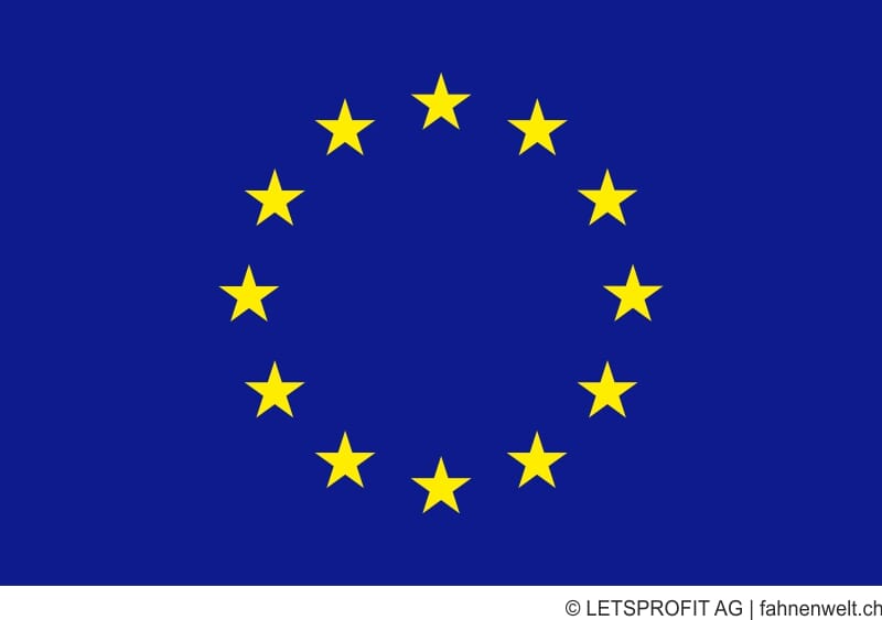 Aufkleber Europ&auml;ische Union | 7 x 9.5 cm - Bild 1