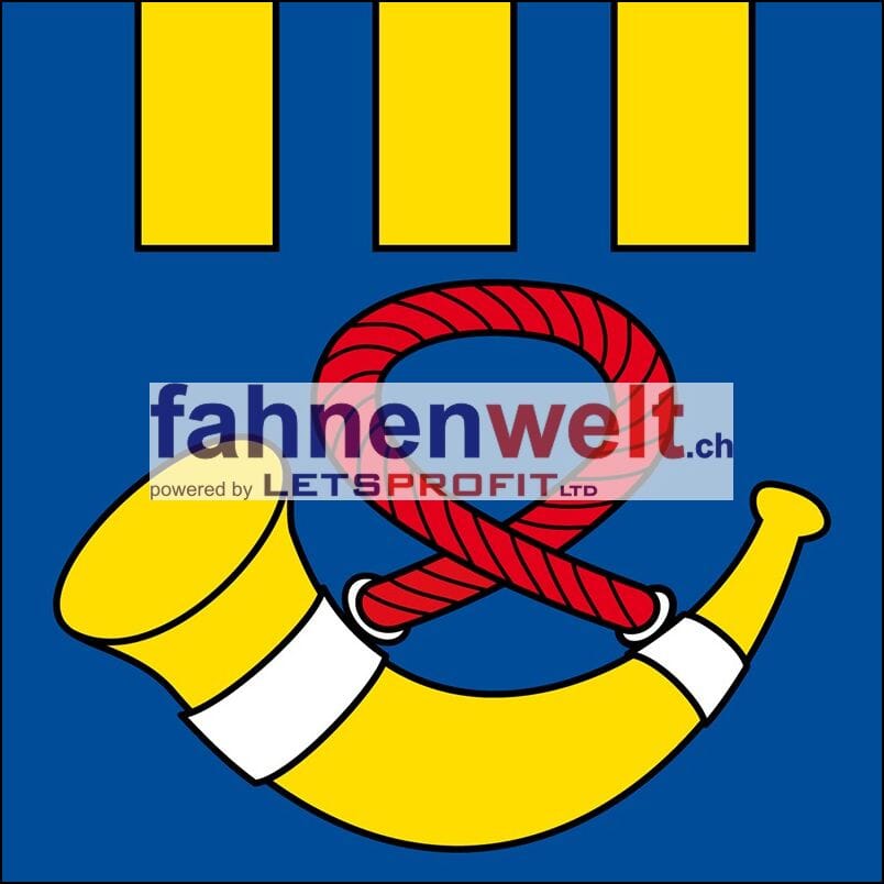 Fahne Gemeinde 2738 Court (BE) | 30 x 30 cm und Gr&ouml;sser - Bild 1