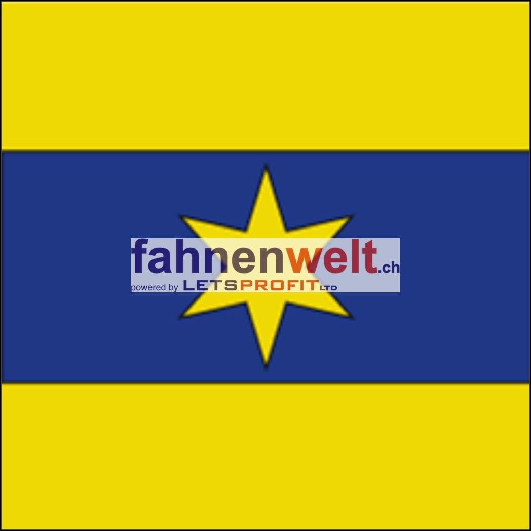 Fahne Gemeinde 7075 Churwalden (alt) Ehemalige Gemeinde (GR) | 30 x 30 cm und Gr&ouml;sser - Bild 1