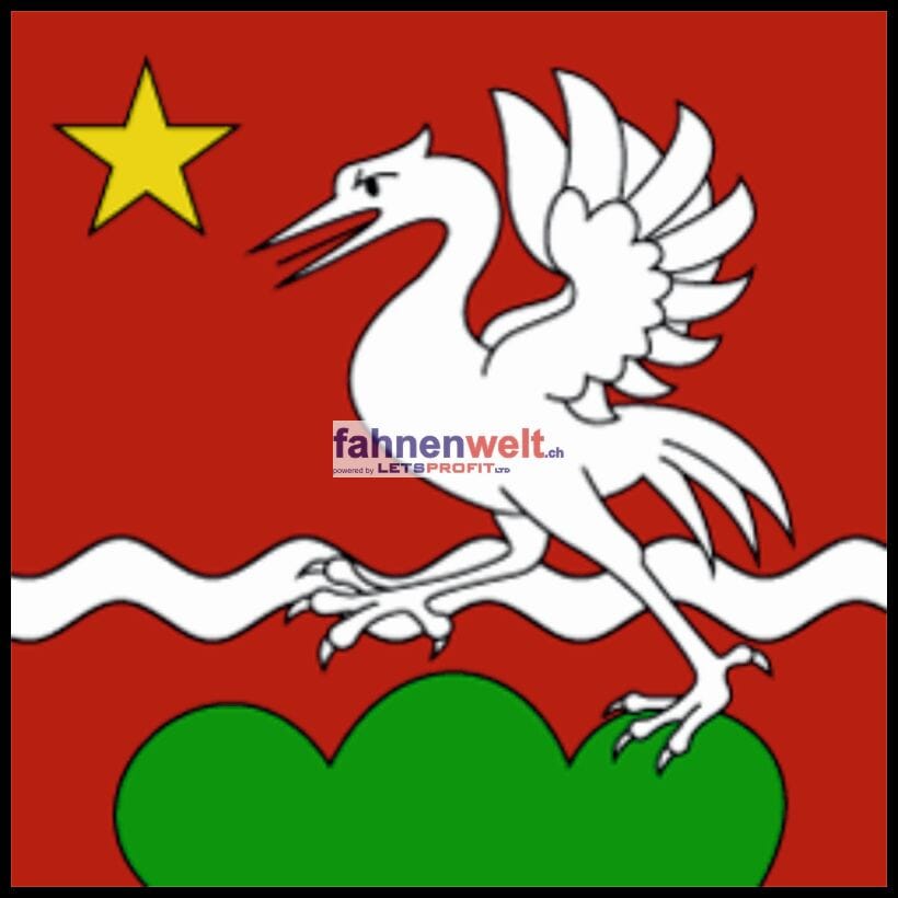 Fahne Gemeinde 1669 Lessoc Ehemalige Gemeinde (FR) | 30 x 30 cm und Gr&ouml;sser - Bild 1
