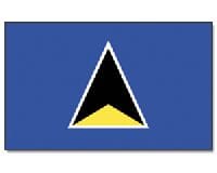 Saint Lucia gedruckt im Querformat | 90 x 150 cm - Bild 1