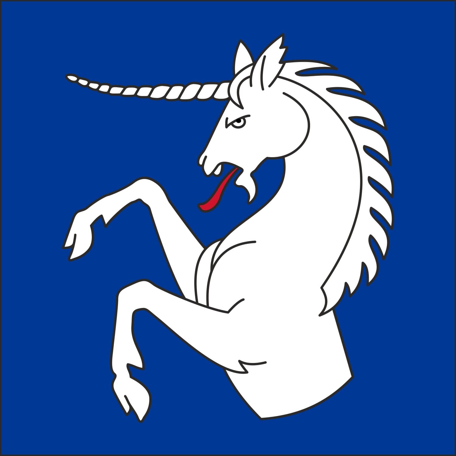 Fahne Gemeinde 8457 Humlikon (ZH) | 30 x 30 cm und Gr&ouml;sser - Bild 1