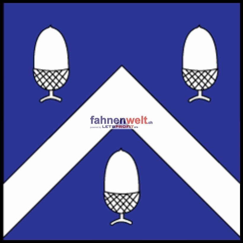 Fahne Gemeinde 1128 Reverolle (VD) | 30 x 30 cm und Gr&ouml;sser - Bild 1