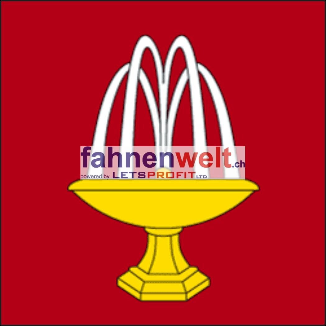 Fahne Gemeinde 7113-7116 Uors-Peiden Ehemalige Gemeinde (GR) | 30 x 30 cm und Gr&ouml;sser - Bild 1