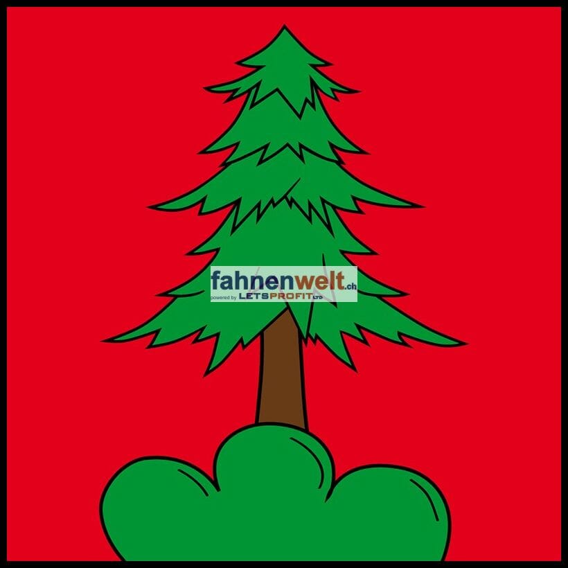 Fahne Gemeinde 1993 Veysonnaz (VS) | 30 x 30 cm und Gr&ouml;sser - Bild 1