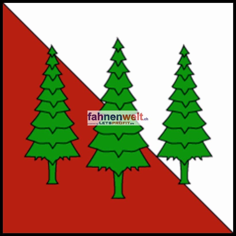 Fahne Gemeinde 1098 Epesses Ehemalige Gemeinde (VD) | 30 x 30 cm und Gr&ouml;sser - Bild 1