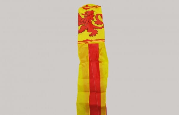 Schottland mit L&ouml;wen Windsack | Durchmesser 14.5 cm x 150 / 160 cm L&auml;nge - Bild 1