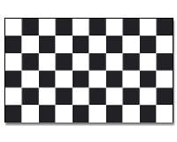 Zielflagge gedruckt im Querformat | 90 x 150 cm - Bild 1
